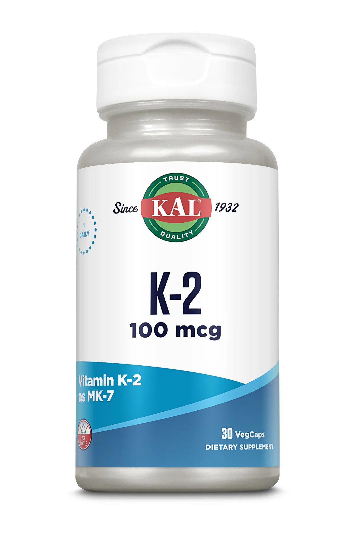 Suplimente alimentare - Vitamin K-2 100mcg 30 caps(Ajuta la dizolvarea excesului calciu de pe artere oase)(Ateroscleroza)
