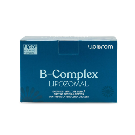 Vitamine lipozomale B Complex - sistem nervos,energie,frumusete * 30 plic [1]