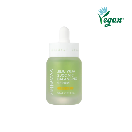 Cosmetice - VVBetter Jeju Yuja Succinic Balancing Serum 30 ml - Ser cu Acid Succinic, Niacinamidă, AHA, PHA și Zinc PCA pentru Ten Mixt și Gras
