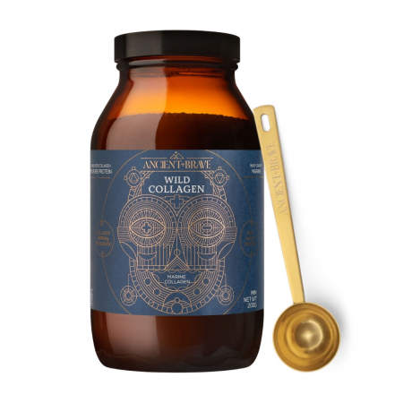 Suplimente alimentare - Wild Colagen Marin 200g (40 portii), Ancient and Brave + CADOU Golden scoop