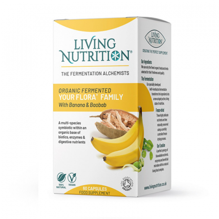 Your Flora Family 700 mg probiotice fermentate pentru intreaga familie (60 capsule), Living Nutrition [1]