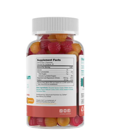 Zahler Chapter One M Is For Magnesium, Magneziu Cu Aroma De Zmeura Si Mango, 60 Jeleuri [1]