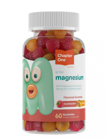 Capsule/comprimate/siropuri - Zahler Chapter One M Is For Magnesium, Magneziu Cu Aroma De Zmeura Si Mango, 60 Jeleuri