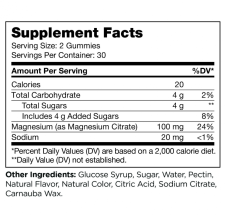 Zahler Chapter One M Is For Magnesium, Magneziu Cu Aroma De Zmeura Si Mango, 60 Jeleuri [4]