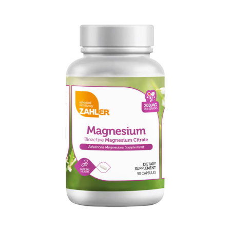 Afectiuni Frecvente - Zahler Magnesium Citrate, Citrat De Magneziu Pentru Sanatatea Inimii Si Sistemului Nervos, 90 Cps