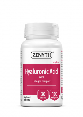Cautare dupa forma farmaceutica - Zenyth Hyaluronic Acid with Collagen Complex 30 capsule