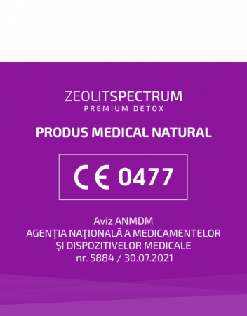 Zeolit Spectrum (DETOX MAJOR, Elimina metale grele, xenoestrogeni, pesticide, ierbicide, aditivi alimentari) * 100 cps [2]