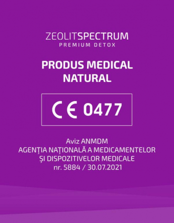 Zeolit Spectrum (DETOX MAJOR, Elimina metale grele,xenoestrogeni, pesticide, ierbicide, aditivi alimentari) * 200 cps [2]