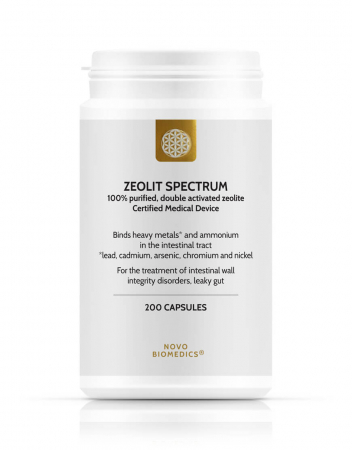 Protocoale - recomandari farmacist - Zeolit Spectrum (DETOX MAJOR, Elimina metale grele,xenoestrogeni, pesticide, ierbicide, aditivi alimentari) * 200 cps