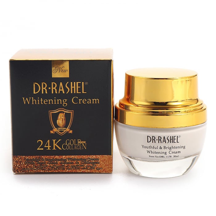 Crema anti pete cu aur si colagen - 24K Gold Collagen Whitening Cream - 30gr [5]