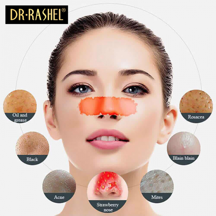 Benzi Curatare Puncte Negre 6 bucati - Dr. Rashel Black Nose Strips [3]