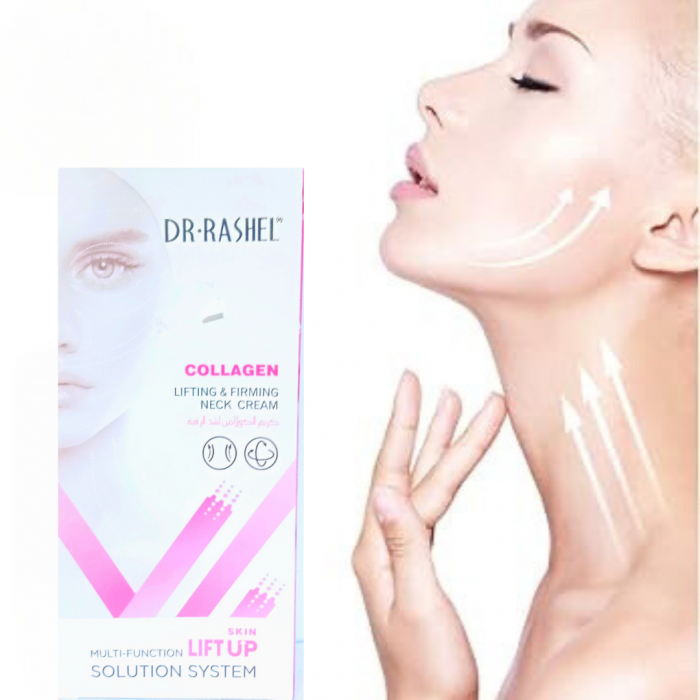Crema cu colagen pentru gat si decolteu cu role pentru masaj-Dr. Rashel Collagen Lifting & Firming Neck Cream-120 gr [4]