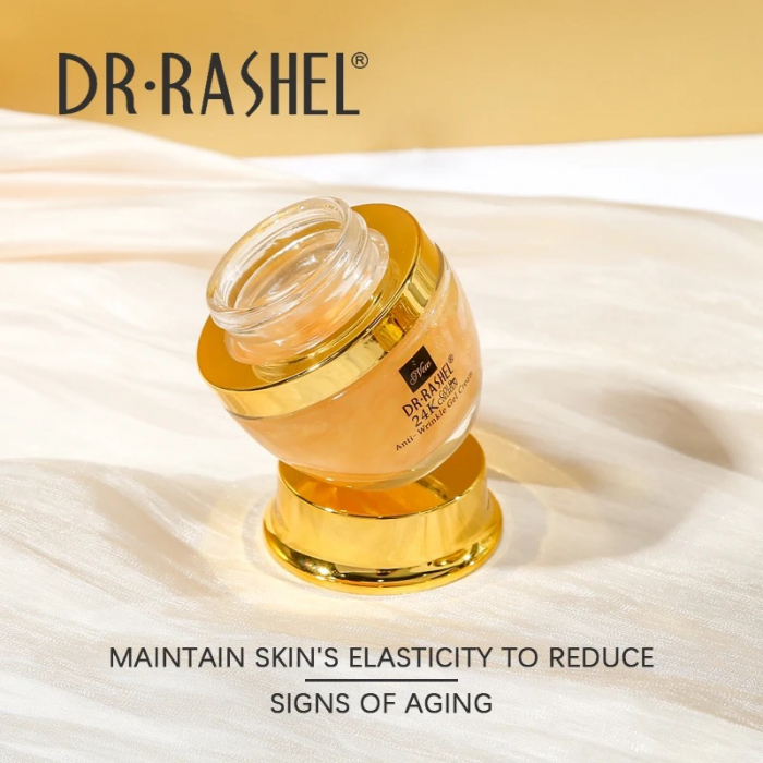 Crema Anti-Aging cu aur si colagen  - Dr Rashel 24K Gold & Collagen Anti-Wrinkle Gel Cream - 50 g [4]