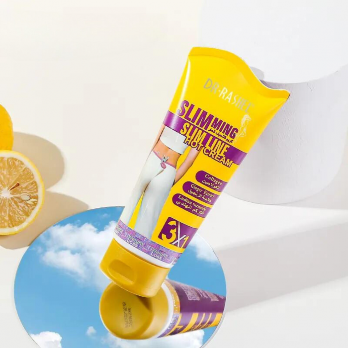 Crema Anticelulita cu efect de slabire - extract de ghimbir, turmeric si colagen Slimming Slim Line Hot Crea-150 ml [6]
