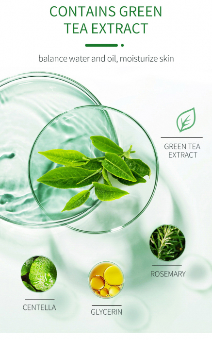 Crema cu Ceai Verde - Dr Rashel Green Tea Moisture and Nourish Facial Cream 50g [4]