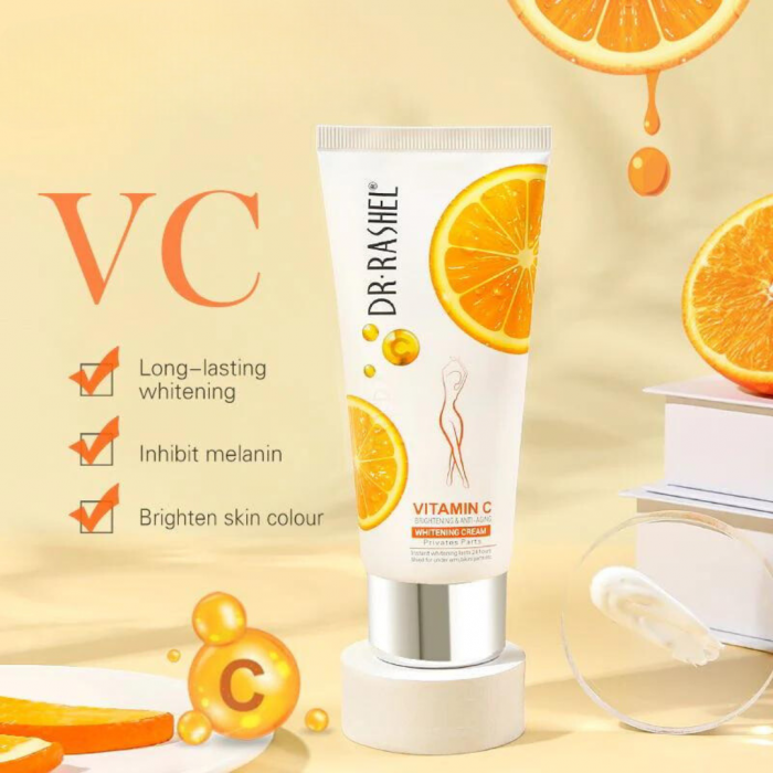 Crema cu efect de  albire pentru corp cu Vitamina C- Dr Rashel Whitening Body Cream  -80 gr [2]