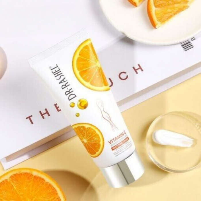 Crema cu efect de  albire pentru corp cu Vitamina C- Dr Rashel Whitening Body Cream  -80 gr [4]