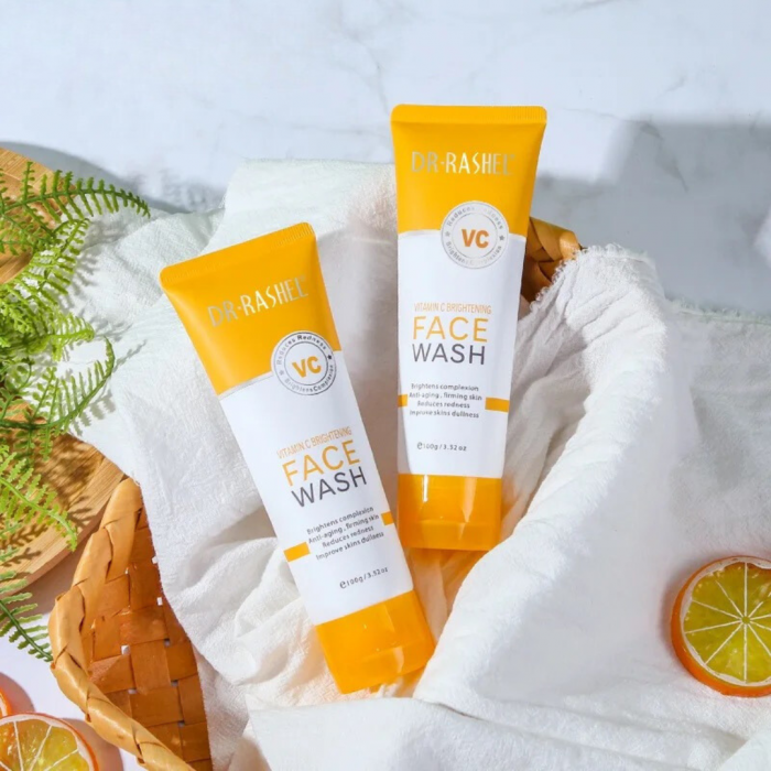 Crema de curatare cu Vitamina C - Dr Rashel Brightening Face Wash 100ml [2]