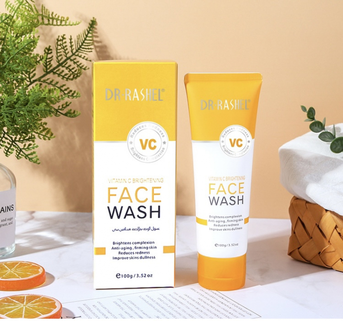Crema de curatare cu Vitamina C - Dr Rashel Brightening Face Wash 100ml [3]