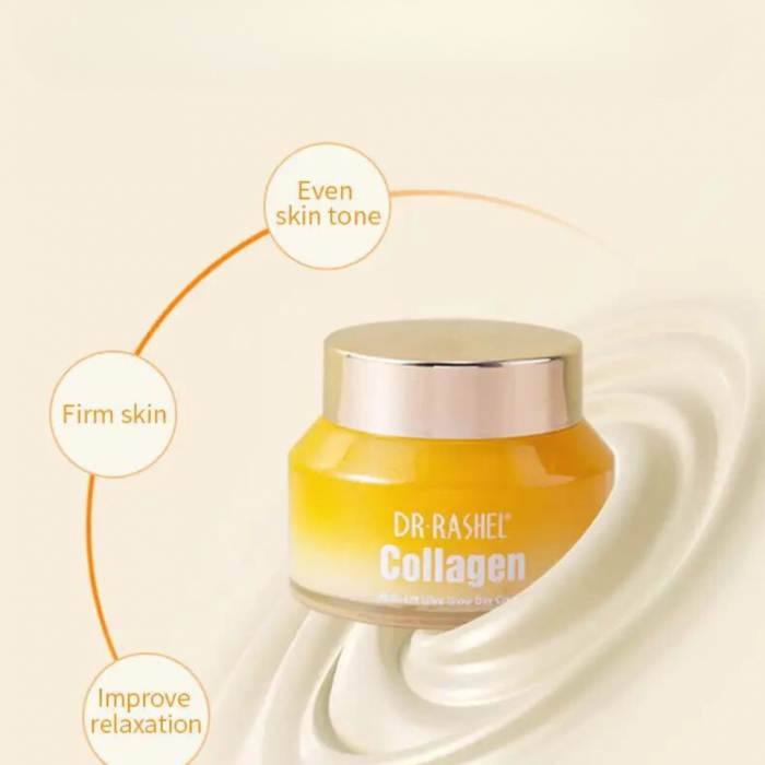 Crema de zi cu particule de colagen-Dr Rashel Collagen Multi Lift Ultra Glow Day Cream 50gr [4]