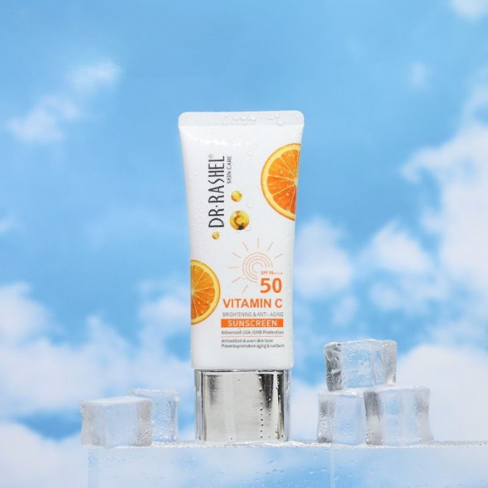 Crema  anti aging cu Vitamina C SPF50 - Dr. Rashel Brightening and Anti-Aging Sunscreen - 50 Gr [3]