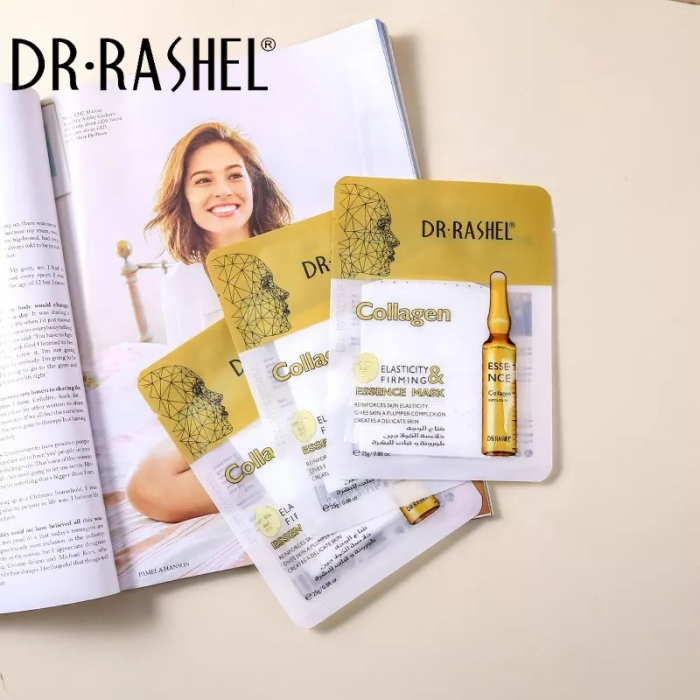 Masca de Fata Anti- Riduri pentru Fermitate cu Colagen 1 buc x 25 g - Dr. Rashel Collagen Elasticity & Firming Essence Mask [5]