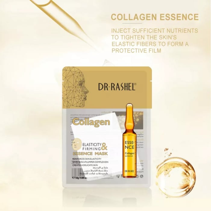 Masca de Fata Anti- Riduri pentru Fermitate cu Colagen 1 buc x 25 g - Dr. Rashel Collagen Elasticity & Firming Essence Mask [3]