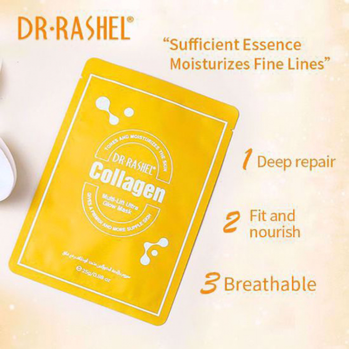 Masca cu Colagen Efect Ultra Glow si Lifting -  Dr. Rashel Collagen Multi-lift Ultra Glow Mask [3]