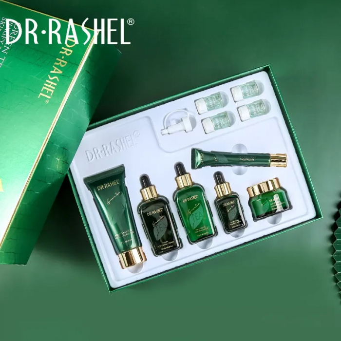 Set 10 Produse pentru hidratare intensiva cu Ceai Verde - Dr. Rashel Green Tea Kit [3]