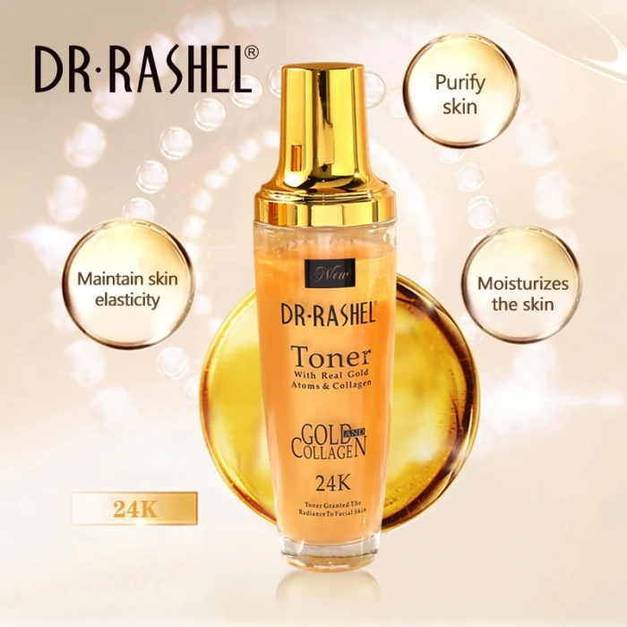 Lotiune tonica anti-aging cu aur si colagen 24K Gold collagen Toner-120ML [6]
