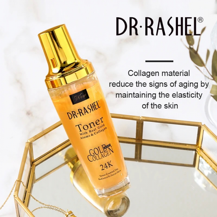Lotiune tonica anti-aging cu aur si colagen 24K Gold collagen Toner-120ML [7]