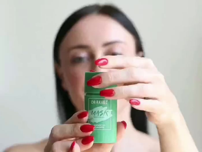 Masca de Fata Stick cu Ceai Verde - Antiacnee si Sebum Control -  Dr. Rashel Mask Green Tea Clay Stick 42 g [9]
