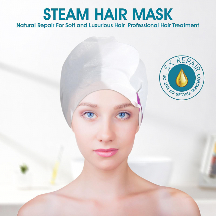 Mască de par cu ulei de argan Dr. Rashel Argan Oil Nourishing Steam Hair Mask - 1 Bucata [7]