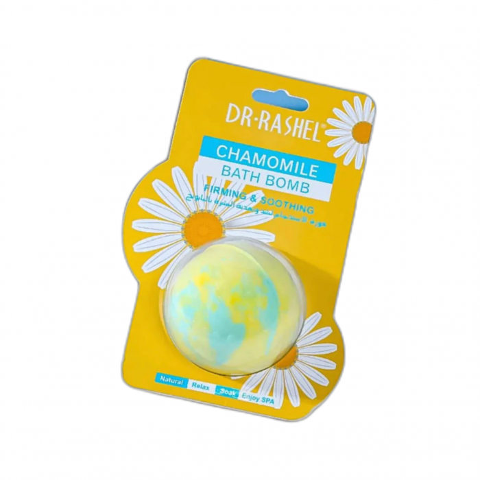 Sare de baie efervescenta Dr. Rashel cu extract de musetel Chamomile Bath Bomb - 100 gr [3]