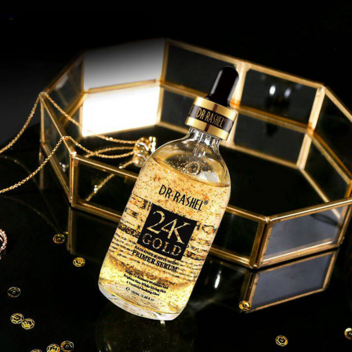 Ser cu aur anti-aging  Dr.Rashel 24K Gold Radiance & Anti Aging Serum - 100ml [2]
