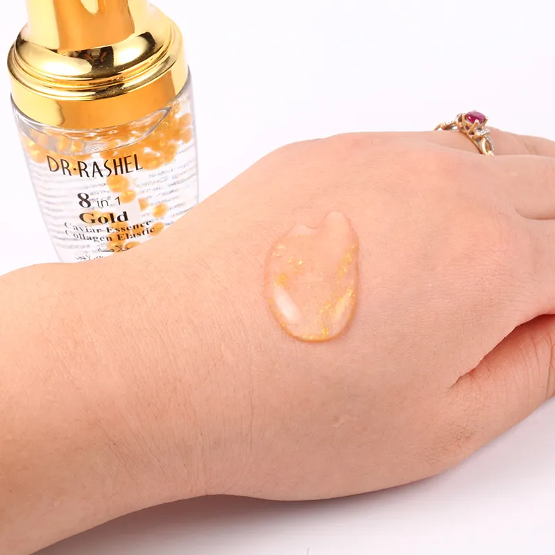 Ser de fata Anti - Aging 8 in 1  Colagen si Particulele de aur - Dr. Rashel 8 In 1 Gold Collagen Elastin Face Serum Anti Aging 40 ml [2]