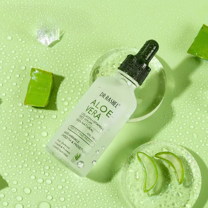 Serum cu  Aloe Vera, Colagen si Vitamina E Anti - Wrinkle - Dr Rashel Instantly Smooth  - 50 ml [2]