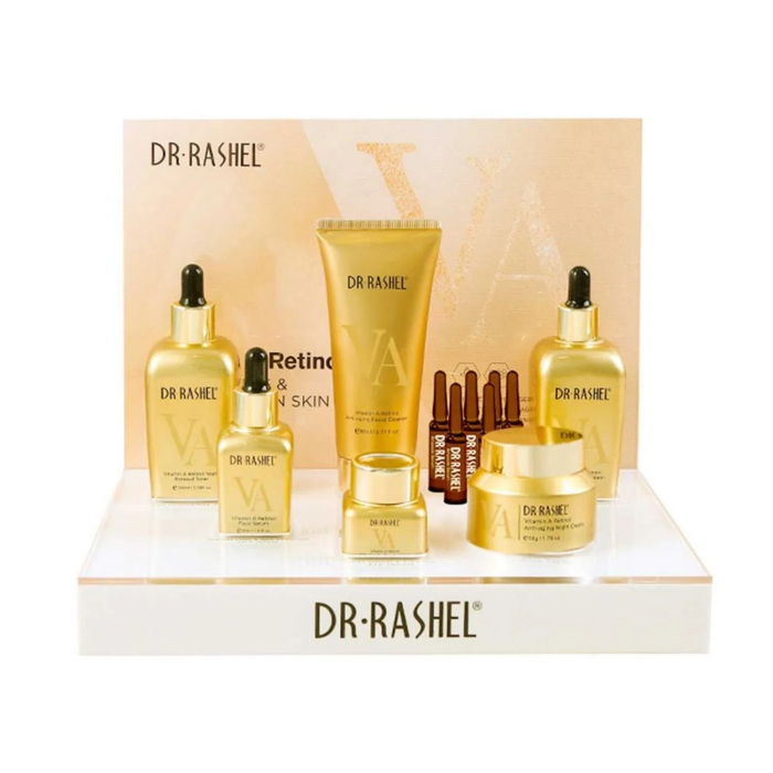 Set 12 Produse Anti - Aging cu Retinol pentru Riduri & Efect de Lifting  - Dr. Rashel Retinol Skin Care Kit [3]