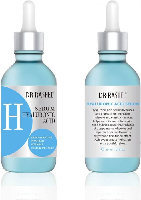 Set 3 seruri Anti - Aging cu Vitamina C, Acid Hialuronic si Retinol - Dr. Rashel Facial Serum pack [5]