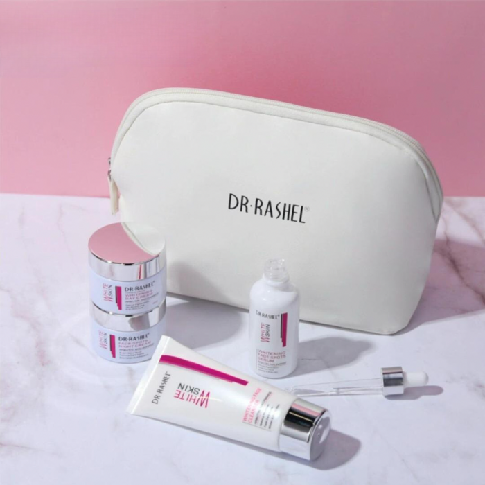 Set complet anti-pete  Spf 20 + Geanta Cadou- Dr. Rashel Whitening Kit with bag [3]