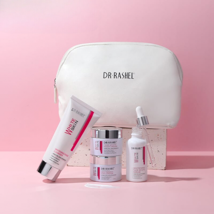 Set complet anti-pete  Spf 20 + Geanta Cadou- Dr. Rashel Whitening Kit with bag [8]