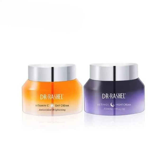 Set 2 creme cu Vitamina C si Retinol Dr.Rashel Vitamin C And Retinol Day & Night Cream [2]