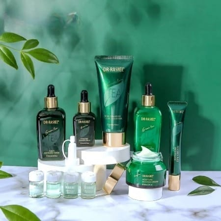 Set 10 Produse cu Ceai Verde - Dr. Rashel Green Tea Purify Balancing Skin Care Kit