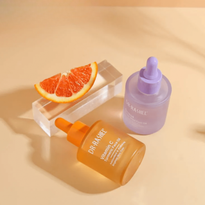 Ulei Iluminator cu Vitamina C si Turmeric Dr. Rashel Vitamin C Turmeric Face Oil - 30 ml [4]