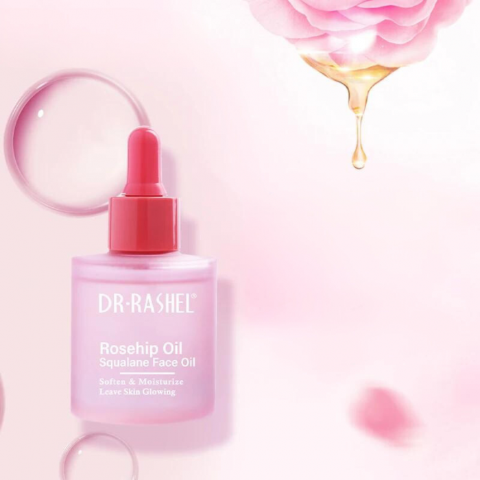 Ulei pentru fermitate  Dr.Rashel Rosehip Oil & Squalane Moisturizing Face Oil - 35ml [6]