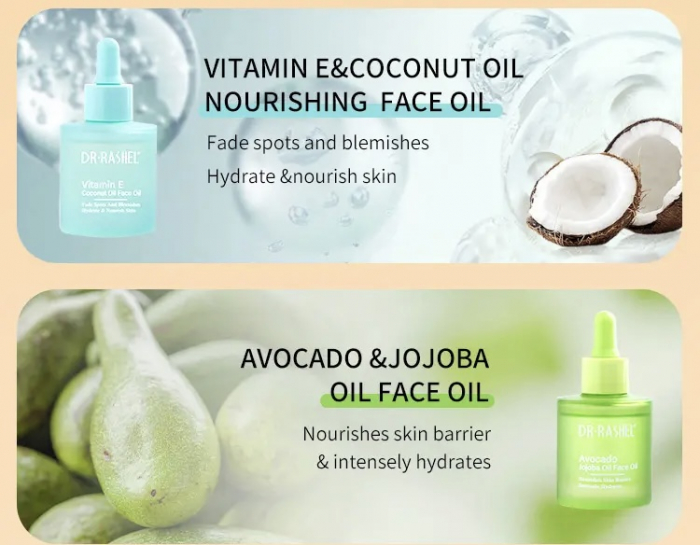 Ulei ultra hidratant cu Ulei de cocos si Vitamin E- Dr.Rashel Coconut Oil & Vitamin E Face Oil - 30ml [6]
