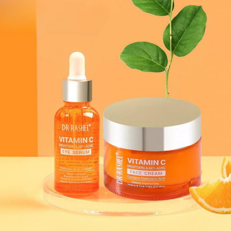 Vitamina c - Set 2 produse cu Vitamina C - Dr. Rashel Vitamin C Eye Serum & Cream
