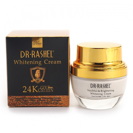Crema anti pete cu aur si colagen - 24K Gold Collagen Whitening Cream - 30gr [4]
