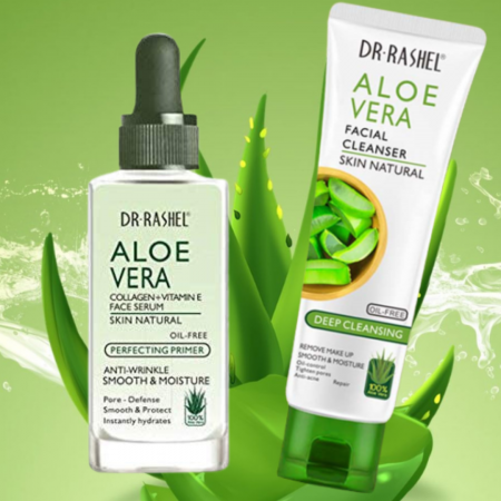 Ingrediente de baza - Set 2 produse cu Aloe Vera si Colagen- Dr. Rashel Aloe Vera and Collagen Pack