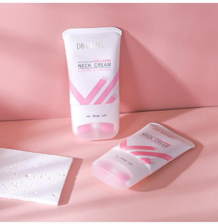 Promotii ❤️ - Crema cu colagen pentru gat si decolteu cu role pentru masaj-Dr. Rashel Collagen Lifting & Firming Neck Cream-120 gr
